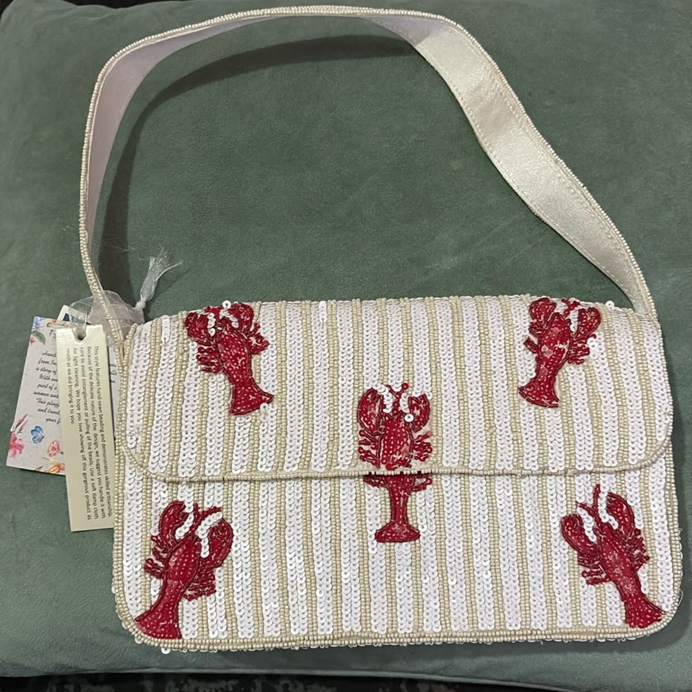 Tik tok viral made in India beaded shoulder bag